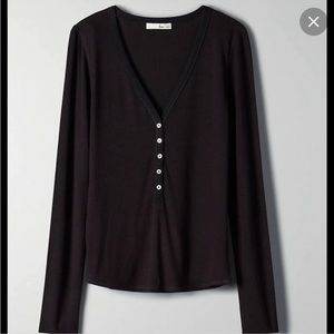 Wilfred Free Henley Long sleeve